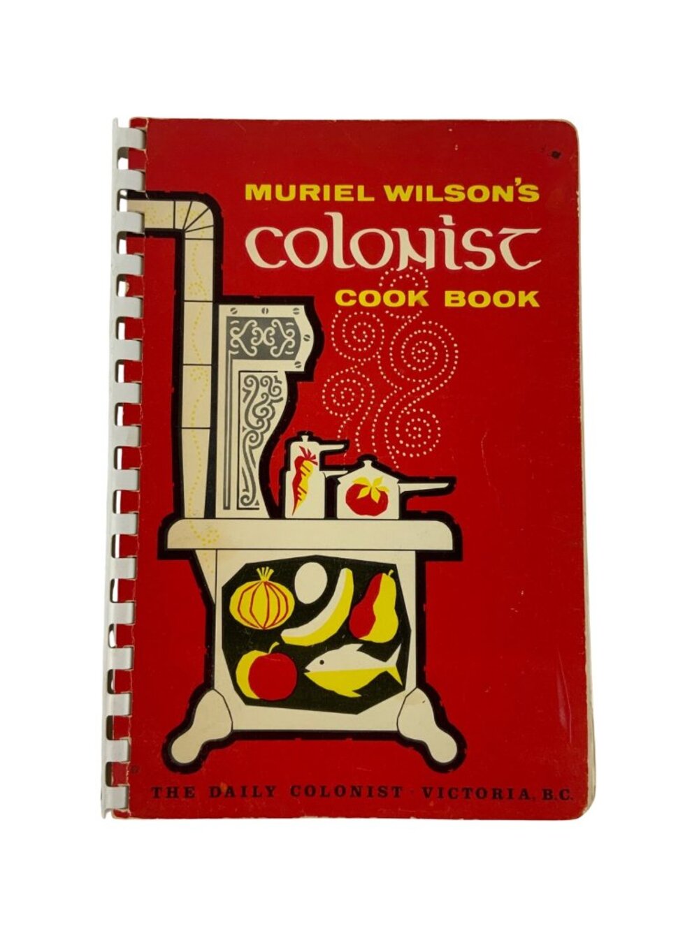 Muriel Wilsons Colonist Cook Book 1963 Spiral Bound Vintage Recipes